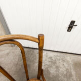 Pair of chairs bistrot Thonet Austria 1900 canning stamped