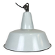 Industrial Grey Enamel Factory Pendant Lamp from Zaos, 1960s