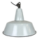 Industrial Grey Enamel Factory Pendant Lamp from Zaos, 1960s