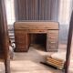 Bureau américain vintage en bois avec porte à volet