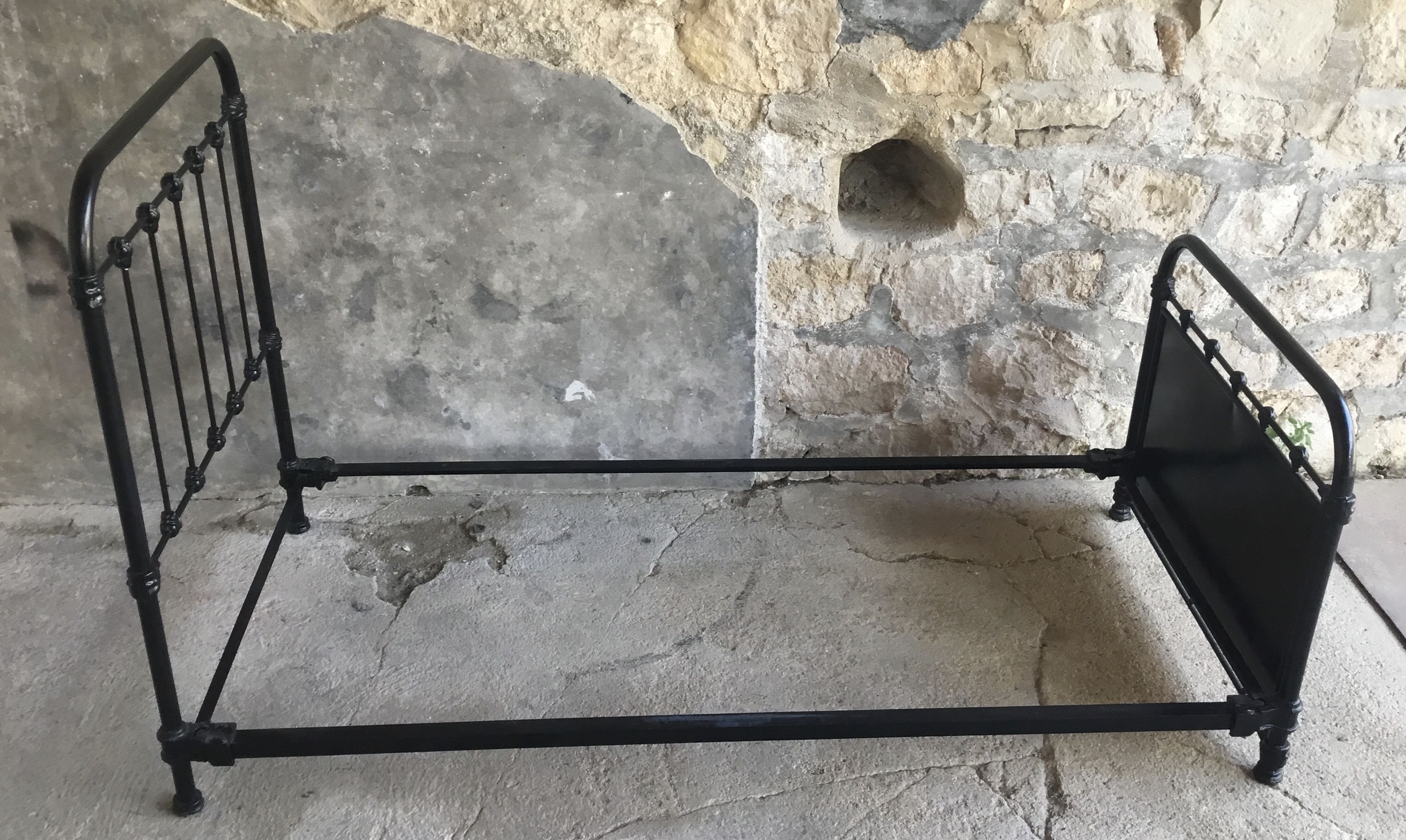 Metal bed frame XXth