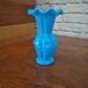 Vintage Portieux fairground opaline vase