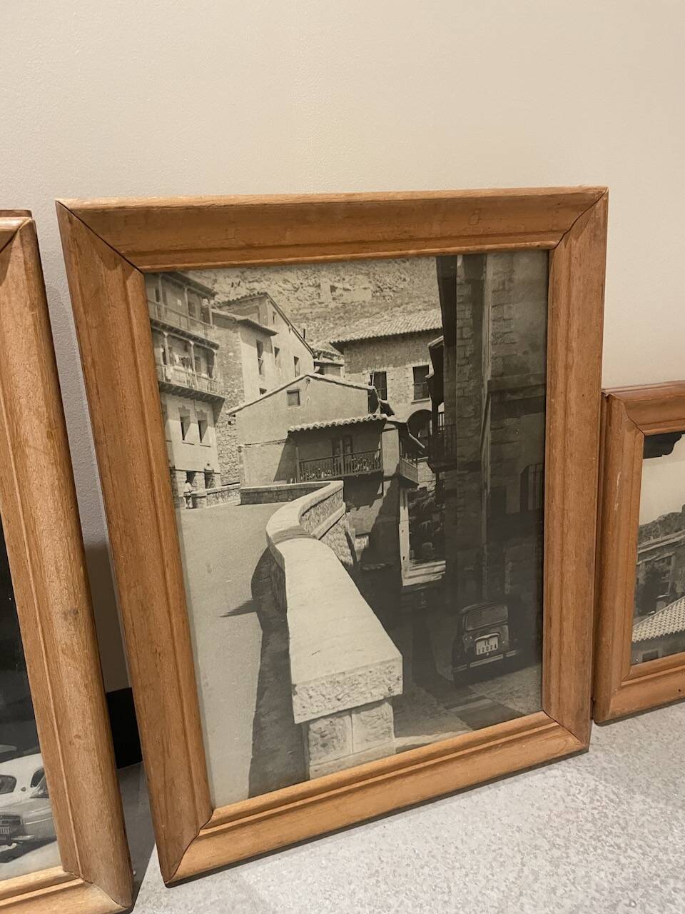 Set de trois photos noir et blanc 1950