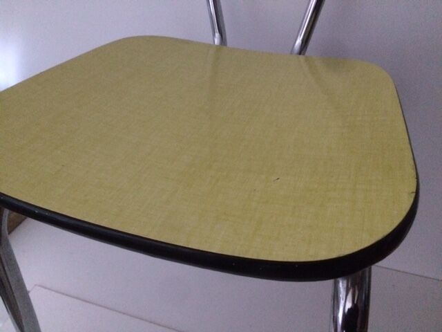 Yellow formica chairs
