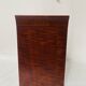 Art Deco piano bench in mottled mahogany. 20th century