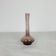 Purple bubble glass soliflore vase, Biot
