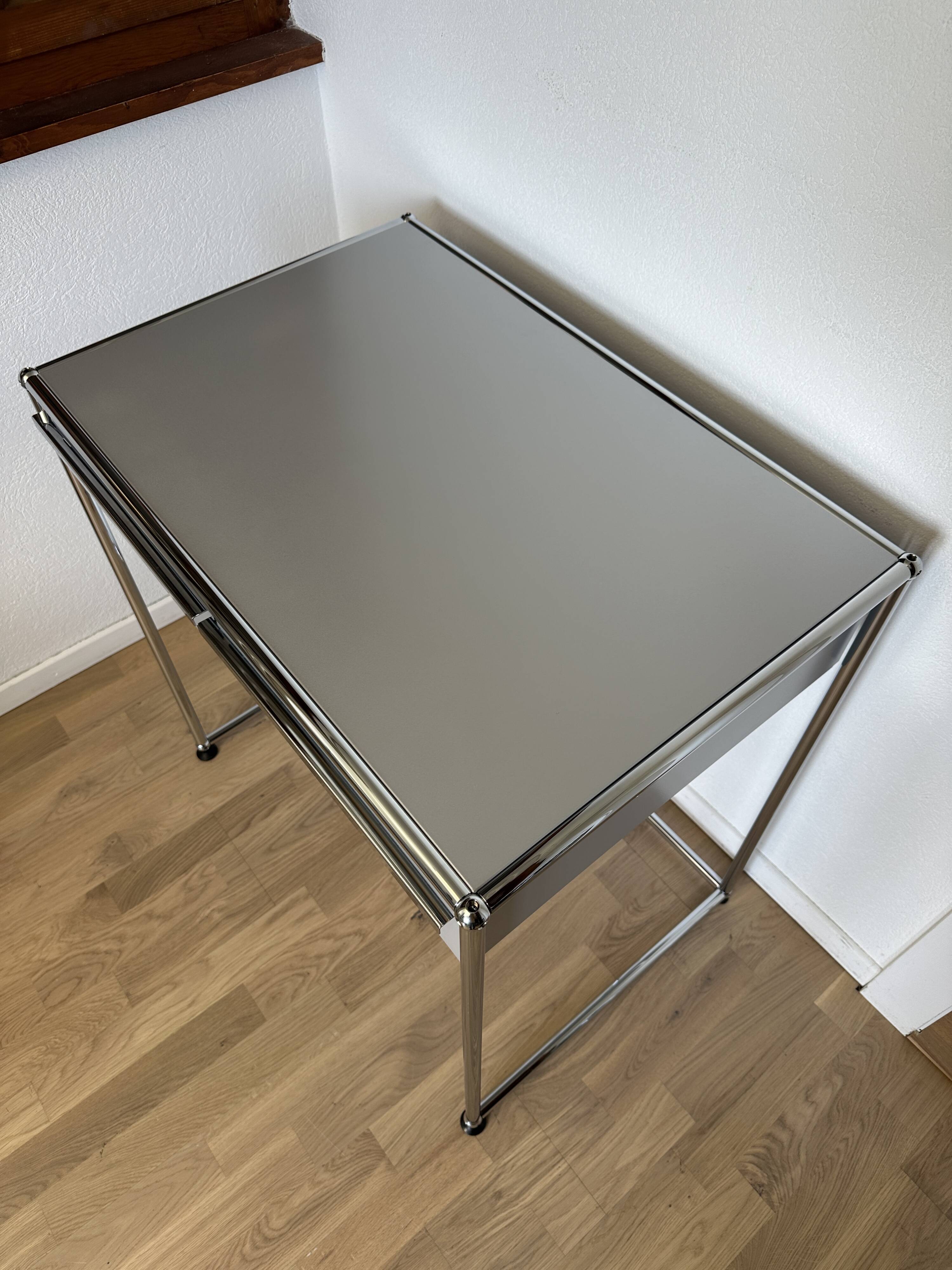 USM Haller Desk / Sideboard in Matte Silver