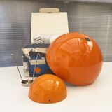 Verner Panton Flower Pot Suspension for Louis Poulsen, Orange