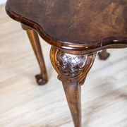 Table basse en noyer vintage, années 1950