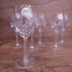 Set of 6 Engraved Crystal Aperitif Glasses, Epi Model