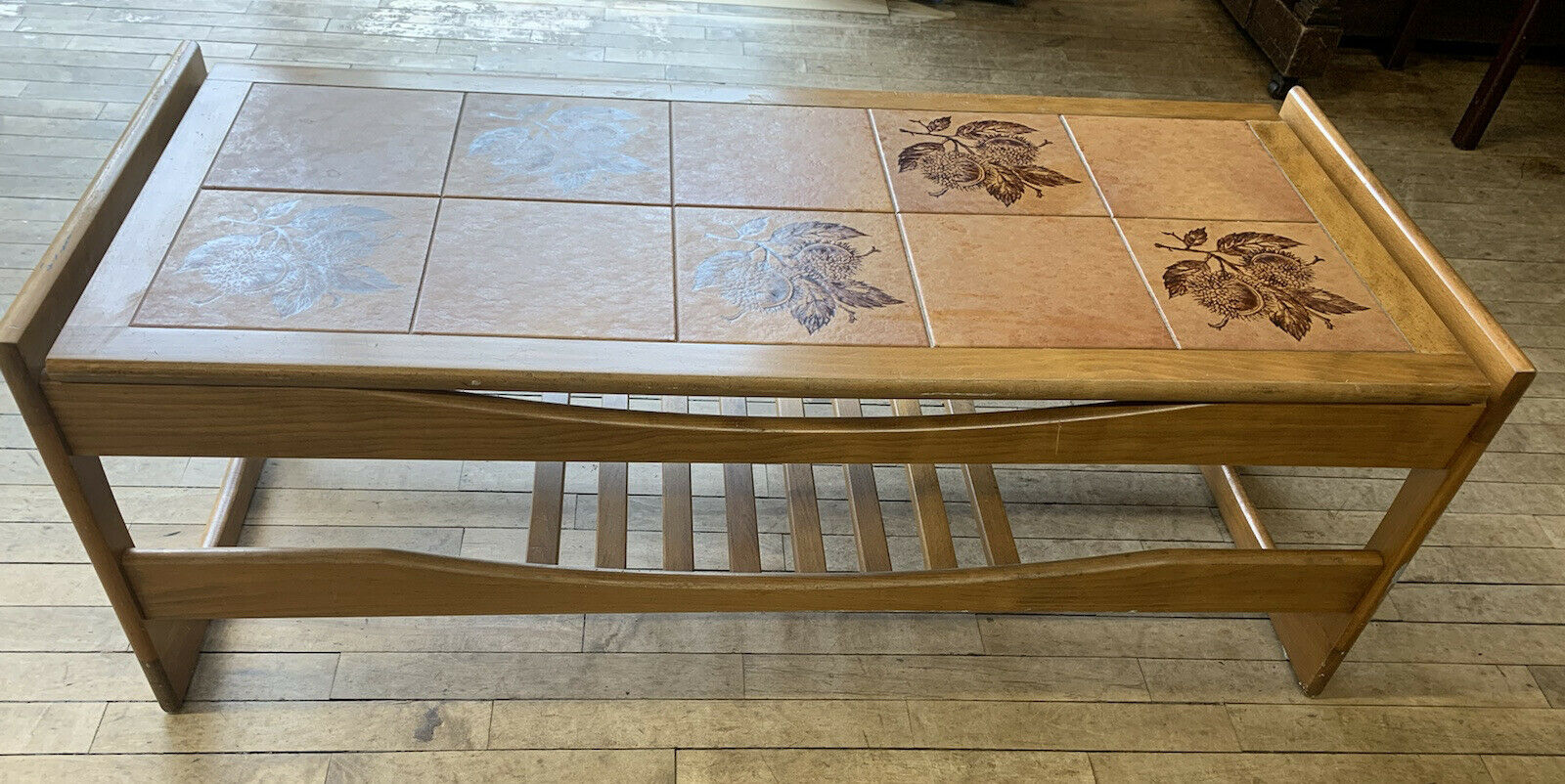 Mid Century Tile Coffee Table