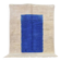 Handmade pure wool rug in blue and white, size 150/250 cm.
