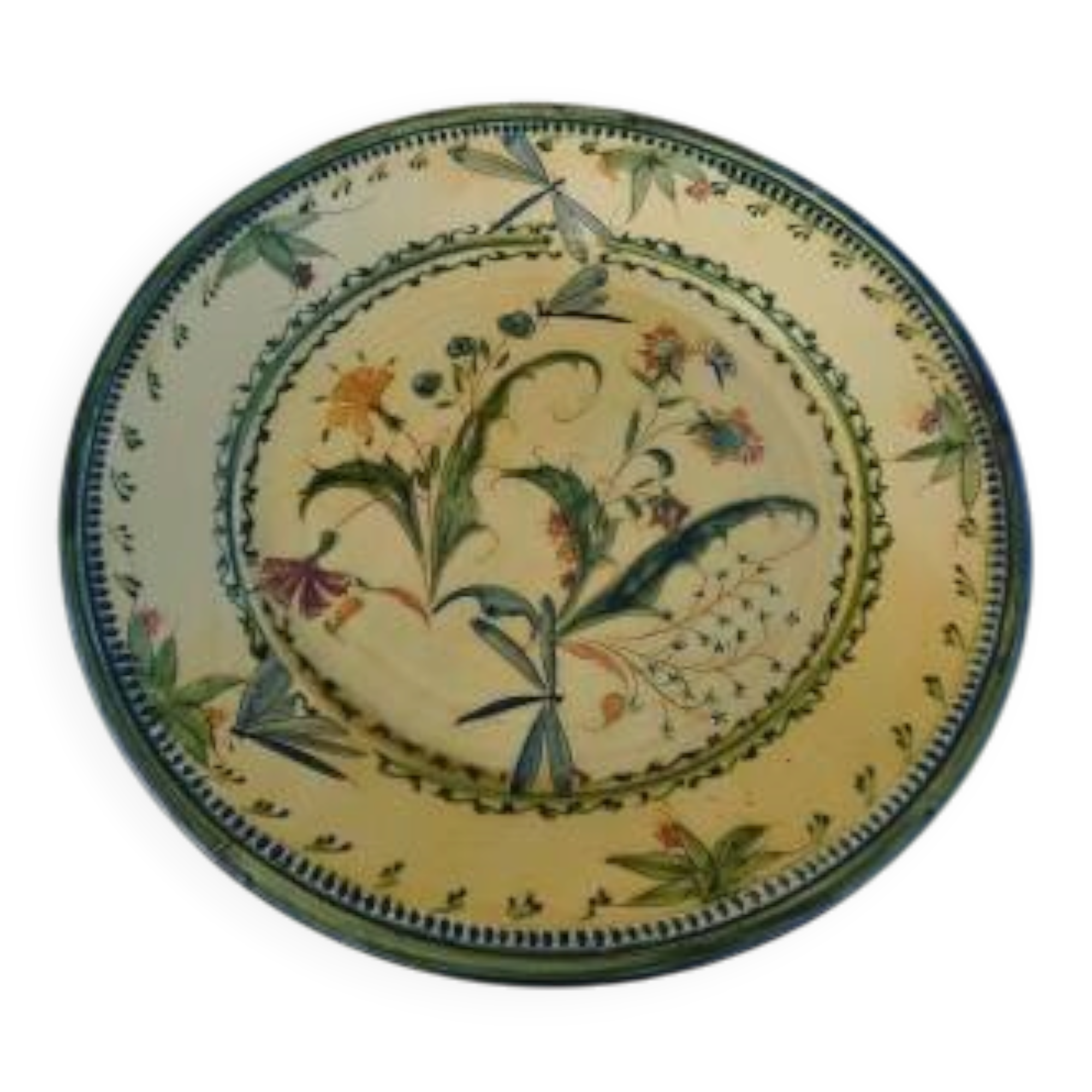 Glazed stoneware dish from St Jean de Fos