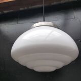 Opaline art deco pendant light