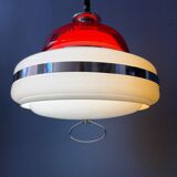 Massive suspension lamp of the space age