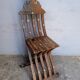 Syrian Chair early XXem carved / mother-of-pearl / foldable