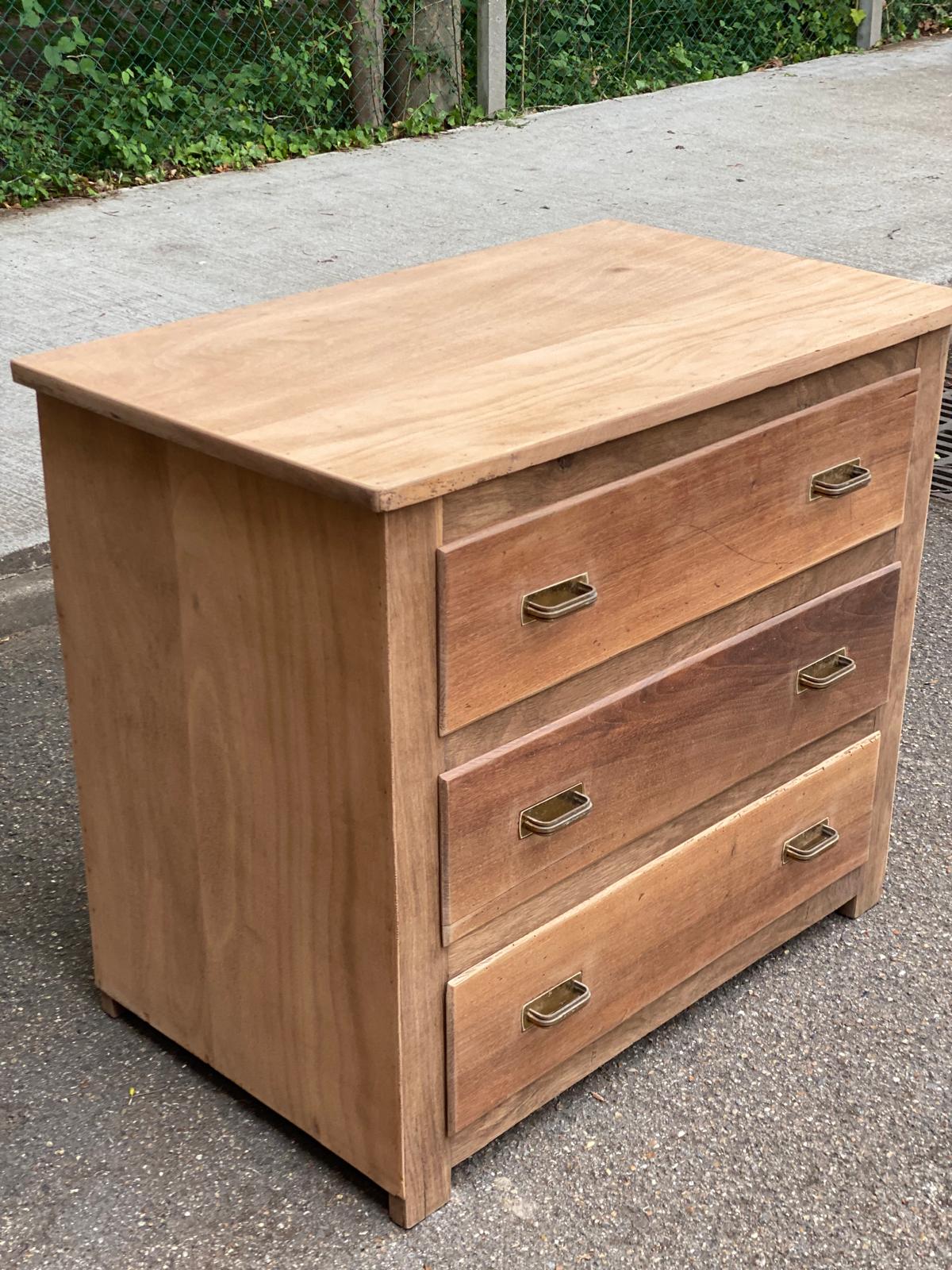 Renovated teak and veneer commode from the 1950s.