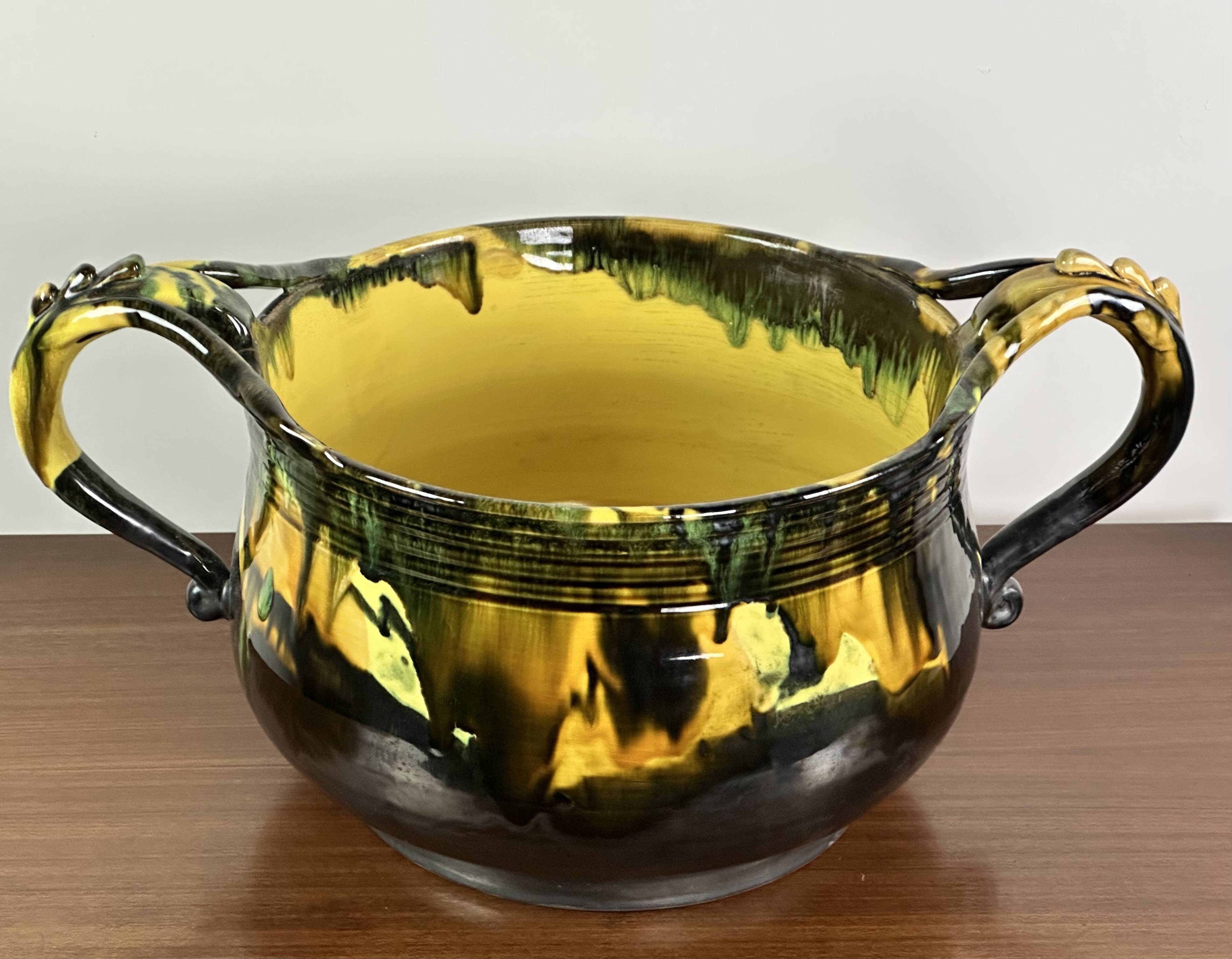 Vintage ceramic basin by André Chaudemanche 1960