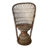 Emmanuelle miniature wicker armchair