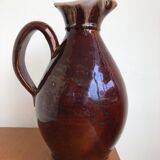 Enamelled terracotta pitcher 1960s