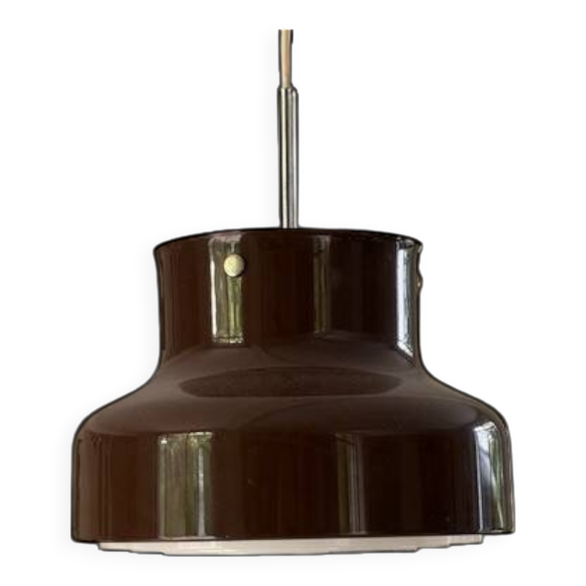 Brown Bumling pendant light by Anders Pehrson-Sweden 1960s
