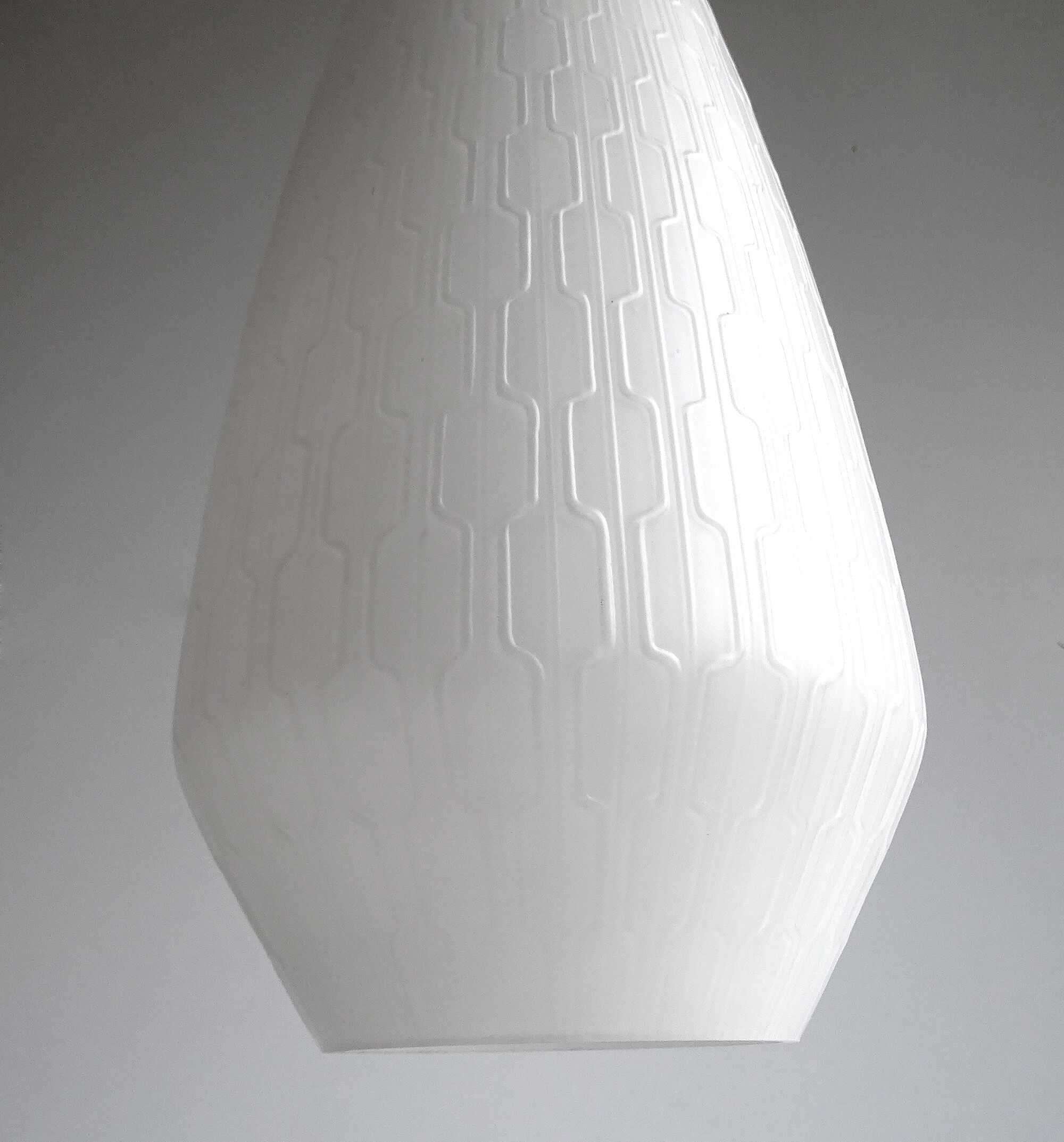 4 XXL vintage pendant lamps, Murano glass, 60s