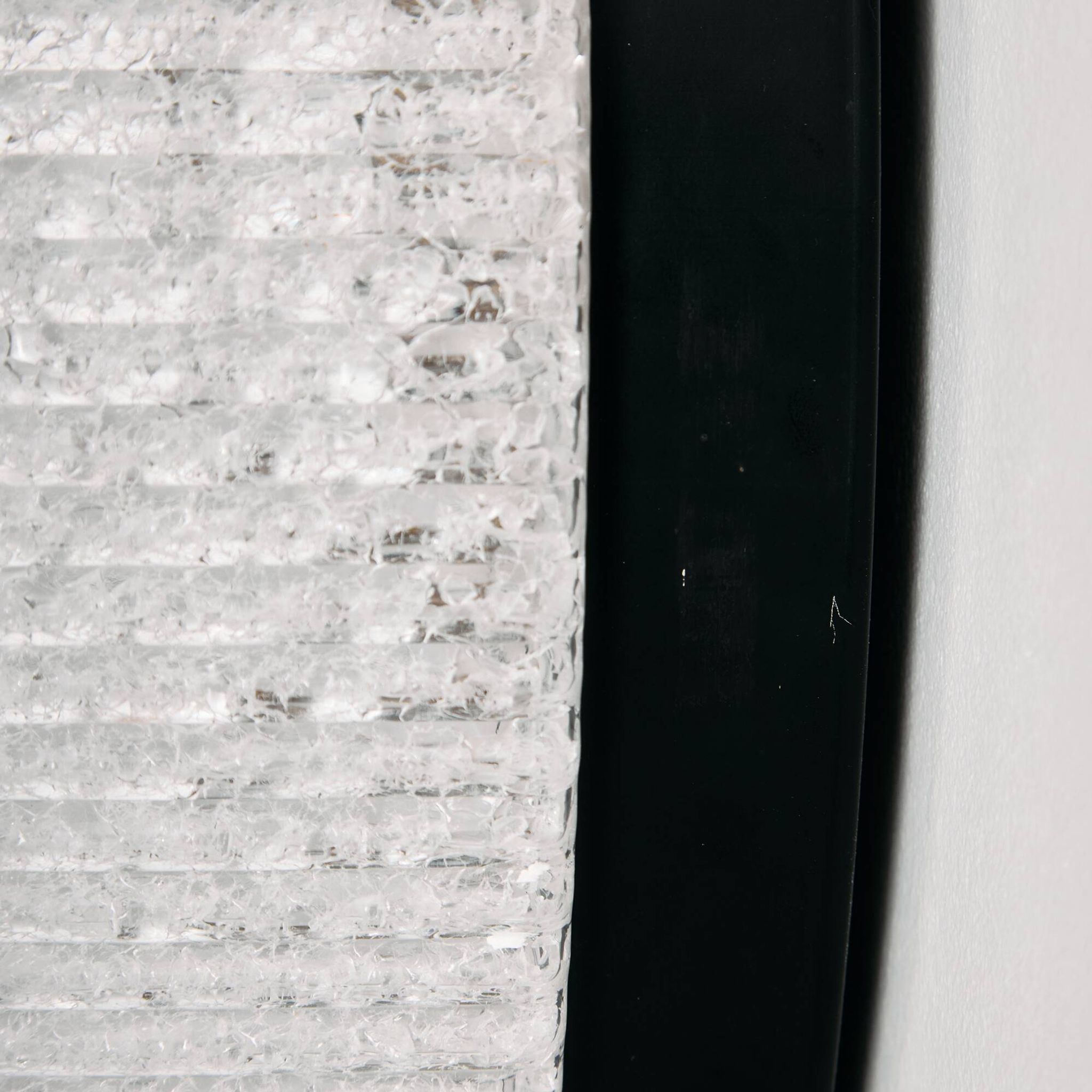 Wall light in metal and plastic
