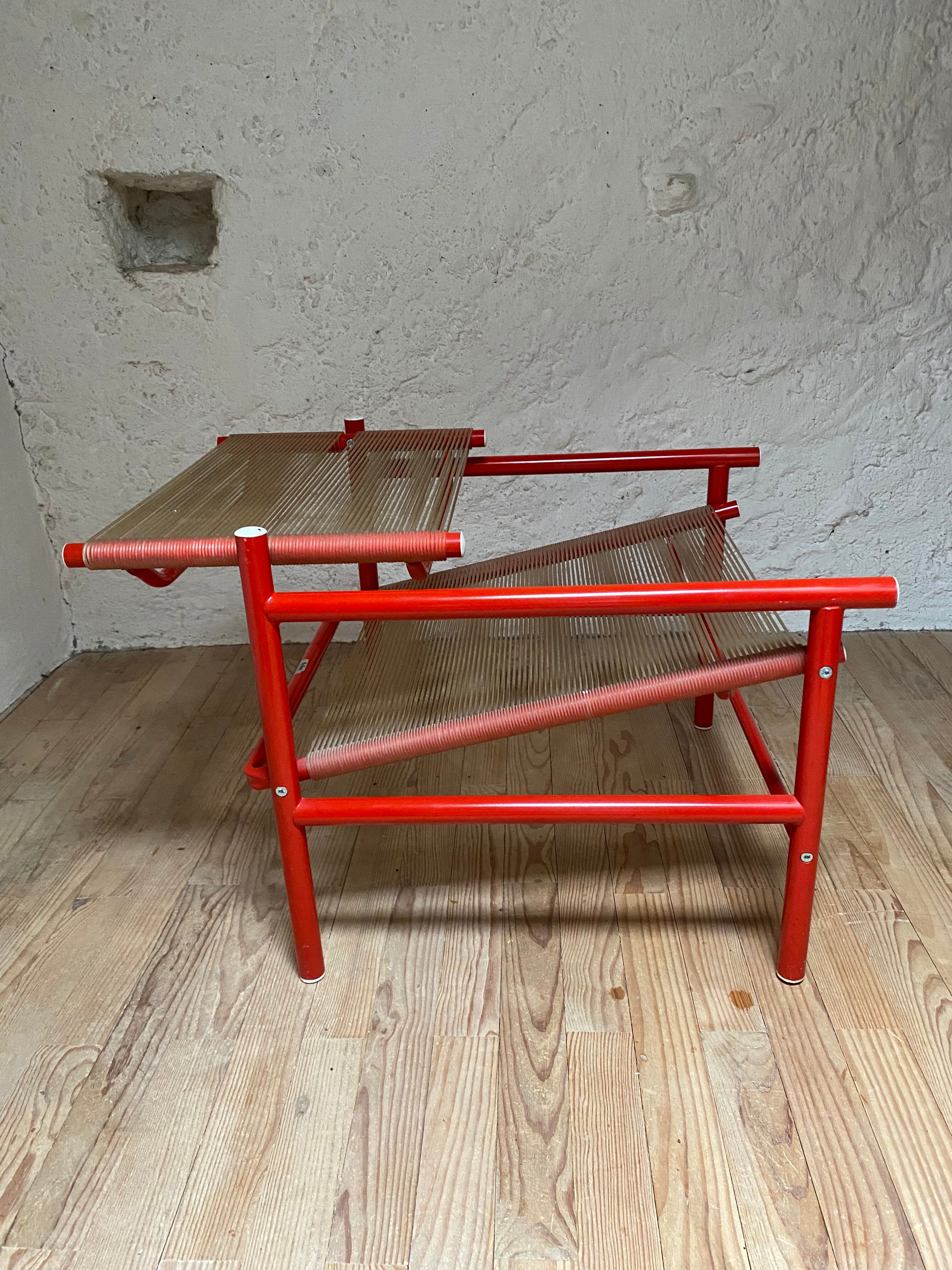 "Fly line" Spaghetti armchair by Giandomenico Belotti for CMP-Padova