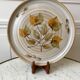 flat Niderviller Doria Ste Radegonde hand painted by hand 70s