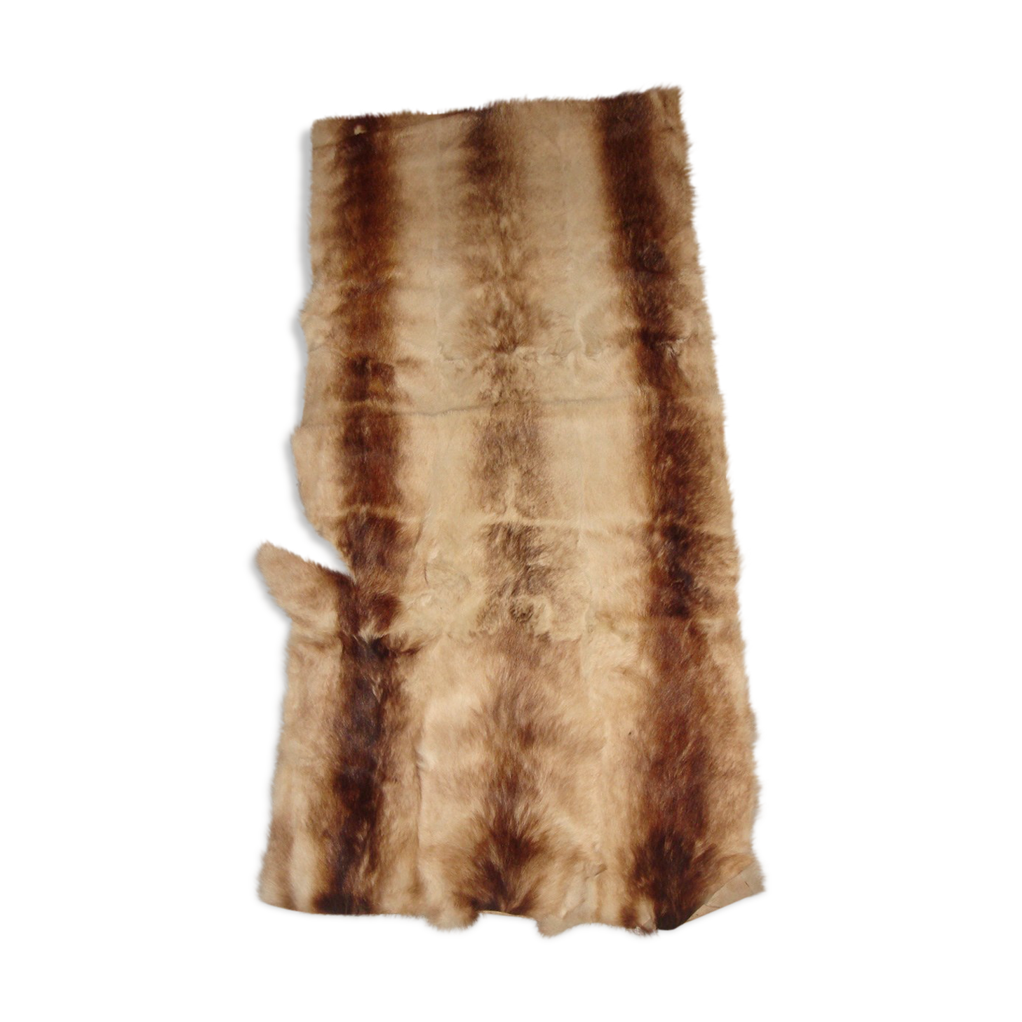 carpet in the 1970s goat skin, very vintage seventies 65x155cm