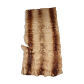 Tapis en peau de chèvre des années 1970 65x155cm
