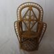 rattan doll chair