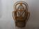 rattan doll chair