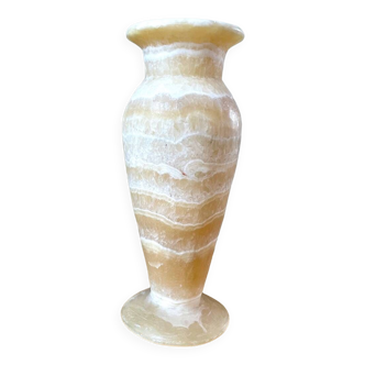 Vintage alabaster vase