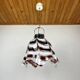 Brown Murano glass Fazzoletto pendant by AV Mazzega, Italy, 1970s
