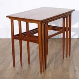 Tables gigognes danoises en teck 1960