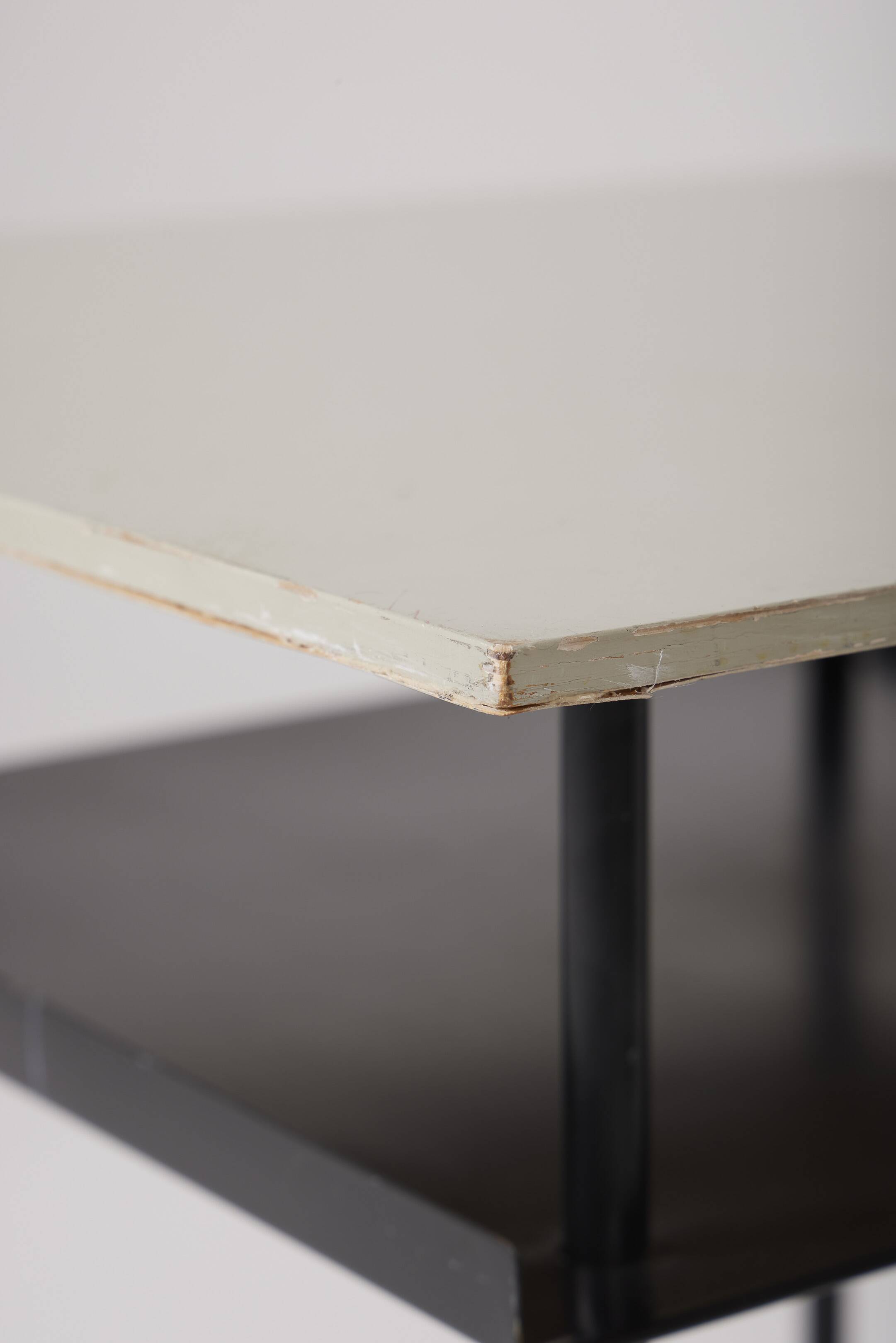 Wim Rietveld black and white side table