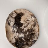 Very large empty pocket or petrified wooden flat
