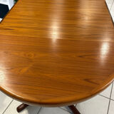 Extensible Baumann teck table vintage 1970