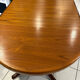 Extensible Baumann teck table vintage 1970