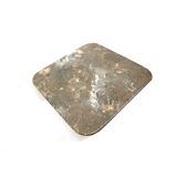 Square vintage natural stone coffee table from the 80s