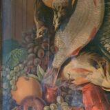 Chromolithographie nature morte