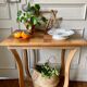 Ceramic standing dish from Saint Amand