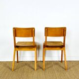 2 chaises d’écolier 1960