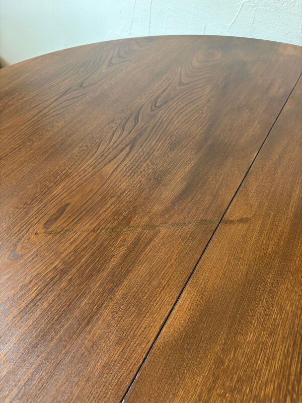 Table ronde Baumann extensible vintage