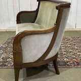 19th century Empire mahogany bench