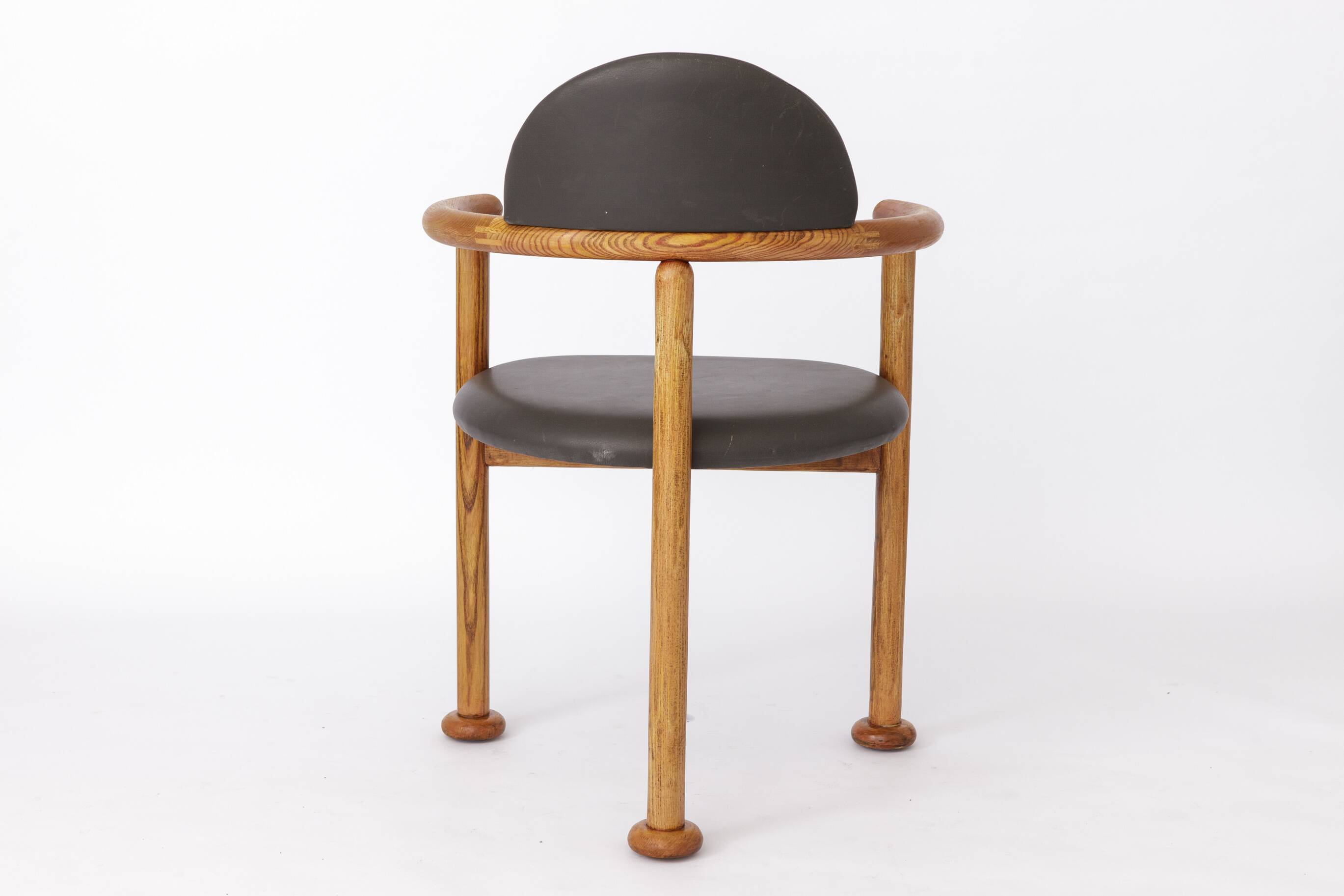 Chaise de bureau / fauteuil vintage unique des années 1980