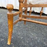 Old gilded wooden screen – Japanese-style fabric