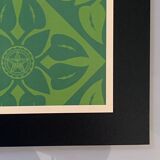 Shepard fairey "obey" earth day monkey pod vert
