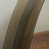 Circular mirror, smoked plastic, 1960s/70s.